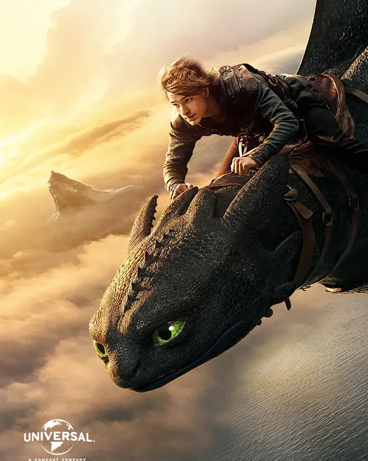How to Train Your Dragon, key art by OC